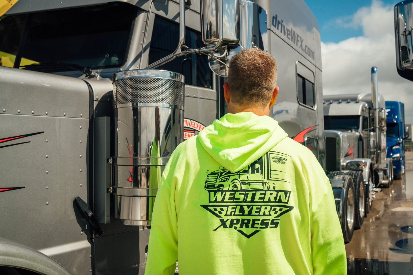 WFX Safety Hoodie - Safety Green