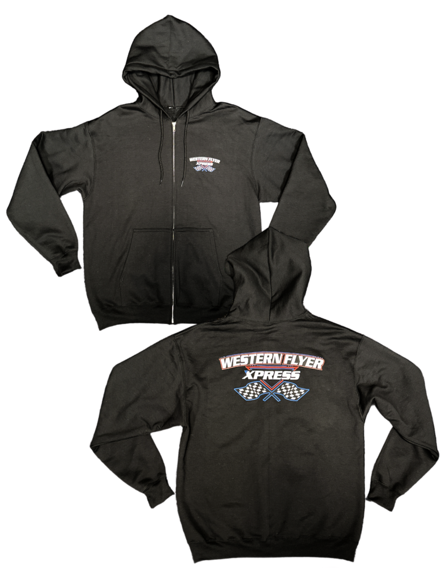 WFX Zip-Up Hoodie - Black