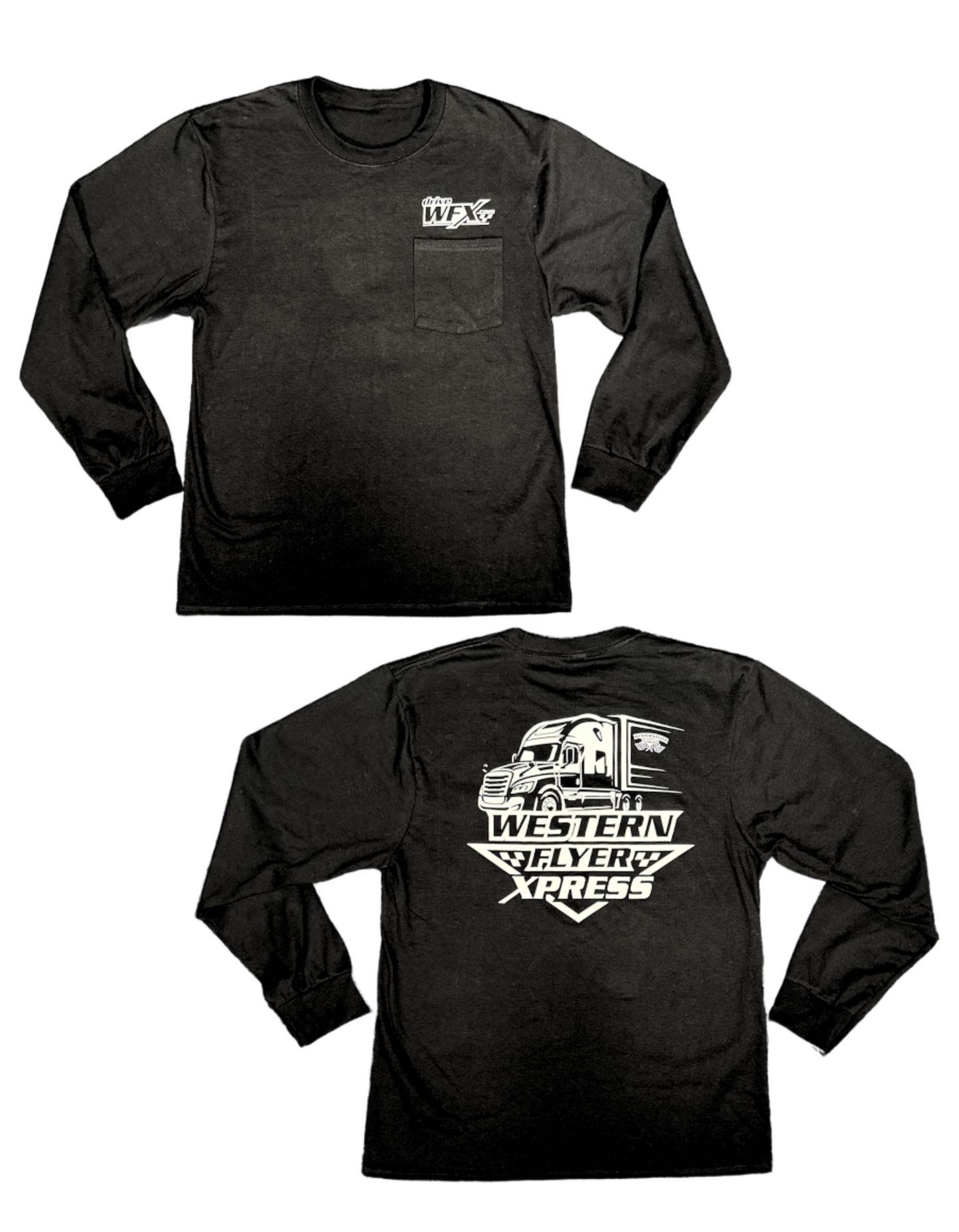WFX Long Sleeve Pocket T - Black
