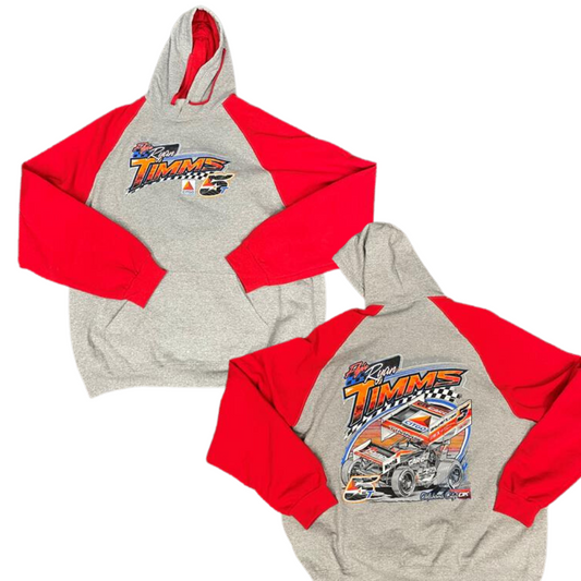 Flyin' Ryan 5T Hoodie (Red and Grey)