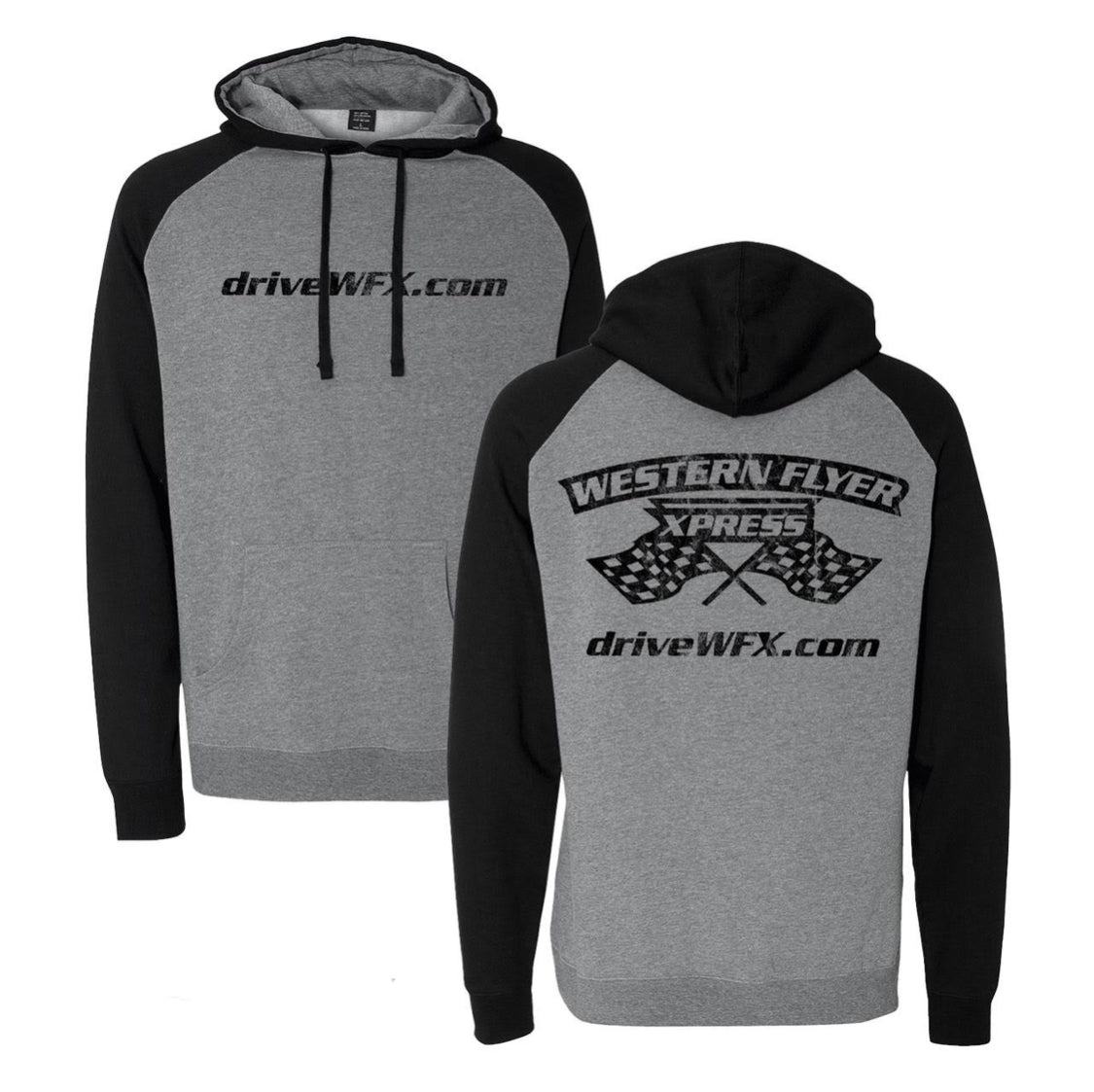 driveWFX "Support Our Troops" - Hoodie (Black/Grey)
