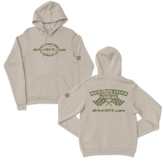 driveWFX "Support Our Troops" - Hoodie (Sand)