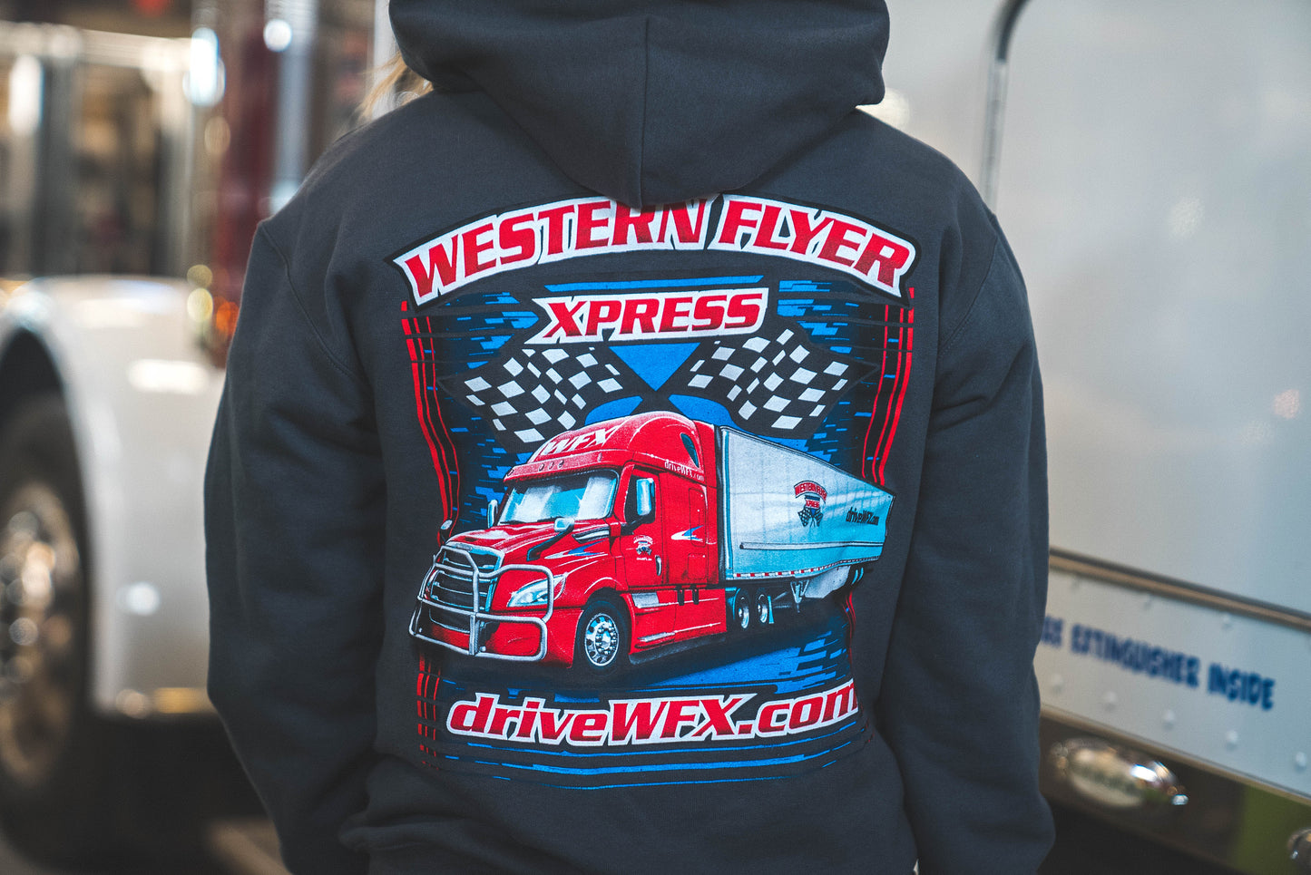 driveWFX "Western Flyer Xpress" - Tshirt (Charcoal Grey)